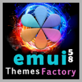 Theme Shades of the Huawei for EMUI 5/8 Mod