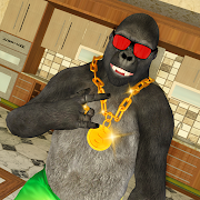 Scary Stranger: Gorilla Prank‪s House Owner Ape 3D Mod APK