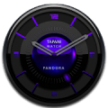 Designer Clock for PANDORA blue black Mod