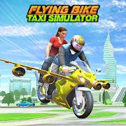 Flying Bike Modern Taxi - Bike Games 2020