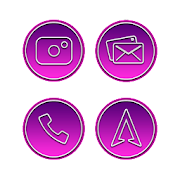 Tango Purple Pink Icons Mod