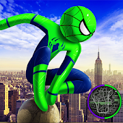 Spider Stickman Rope Hero  2 - Gangster Crime City Mod Apk