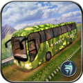 OffRoad US Army Coach Bus Driving Simulator icon