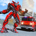 Truk Robot Api Pejuang Nyata Perang Simulator Mod