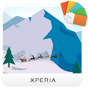 XPERIA™ Santa Sleigh Theme Mod