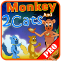 Monkey and 2 CatsKids Story pro Mod