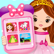 Pink Little Talking Princess Baby Phone Kids Game Mod Apk