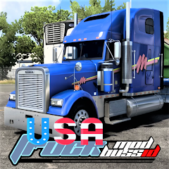 USA Truck Mod Bussid Mod Apk