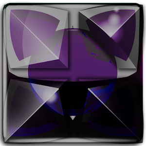 Next Launcher Theme purple sna Mod