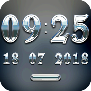 SILVERSUN Digital Clock Widget Mod