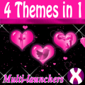 Pink Hearts Complete 4 Themes Mod