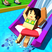 Water Park Craft: Waterslide Uphill Rush Adventure Мод APK