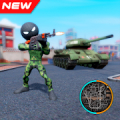 US Stickman Army Stickman Rope Hero counter Attack Mod