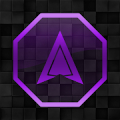 Octa Glass Purple Icons Mod
