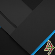 XZ Blue On Black Theme Xperia Mod