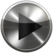 Poweramp Skin الأسود بلاتينية Mod