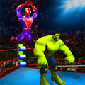 Superhero Wrestling Battle Arena Ring Fighting Mod