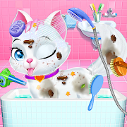 Pet Vet Care Wash Feed Animals - Animal Doctor Fun Mod Apk