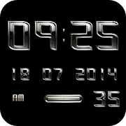 AMETAL Digital Clock Widget Mod