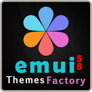 Theme Dark Bloom Carbon for Huawei EMUI 5/5.1/8 Mod