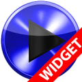 Poweramp widget BLUE METAL Mod