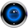 poweramp skin lightblue 3d APK