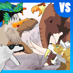 T-Rex Fights Ice Age Beasts Mod Apk