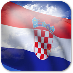 3D Croatia Flag icon
