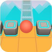 Scrolling Ball in Sky: casual rolling game icon