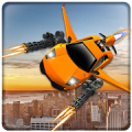 Flying Car Shooting Battle Adventure War Simulator Mod