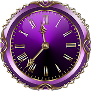 Violet Clock Widget Mod