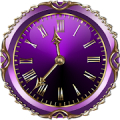 Violet Clock Widget Mod