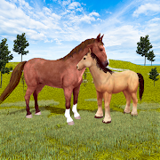 Wild Horse Simulator Games icon