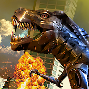 Robot Dinosaur Futuristic City Wars Mod