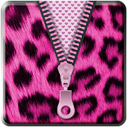 Pink Cheetah Zipper Lockscreen Mod