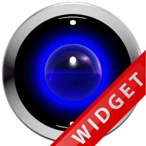 Poweramp Widget Blue Robot Mod