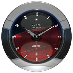 LIVORNO Designer Clock Widget Mod