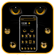 Evil Black Cat Face Emoji Theme Mod Apk