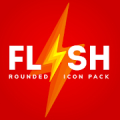 Flash rounded icon pack HD Mod