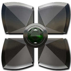 Next Launcher theme Green Diam Mod