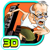 Grandpa Run 3D Mod