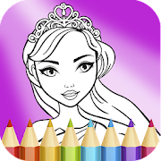 Princesas Colorear: Juegos para niñas icon