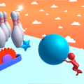 Ball roll fun bowling race 3D APK