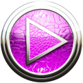 PowerAMP кожи розовый ящерица Mod
