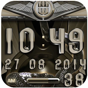 beige snake digital clock Mod Apk [Paid for free][Free purchase]