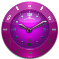Clock Widget Pink Star Mod