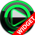 Poweramp widget - BLACK Green Mod