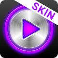 MusiX Hi-Fi Purple Skin for music player Mod