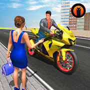 Bike Taxi Driving Simulator: Motorcycle Lift Game Mod Apk