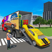 Mobile Car Wash Workshop: Service Truck Games Mod Apk